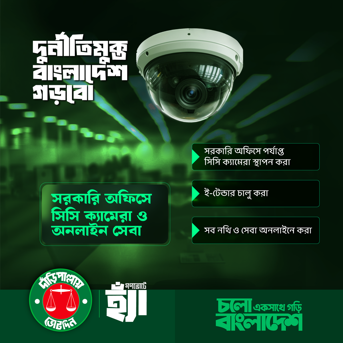দূর্নীতিমুক্ত বাংলাদেশ গড়বো