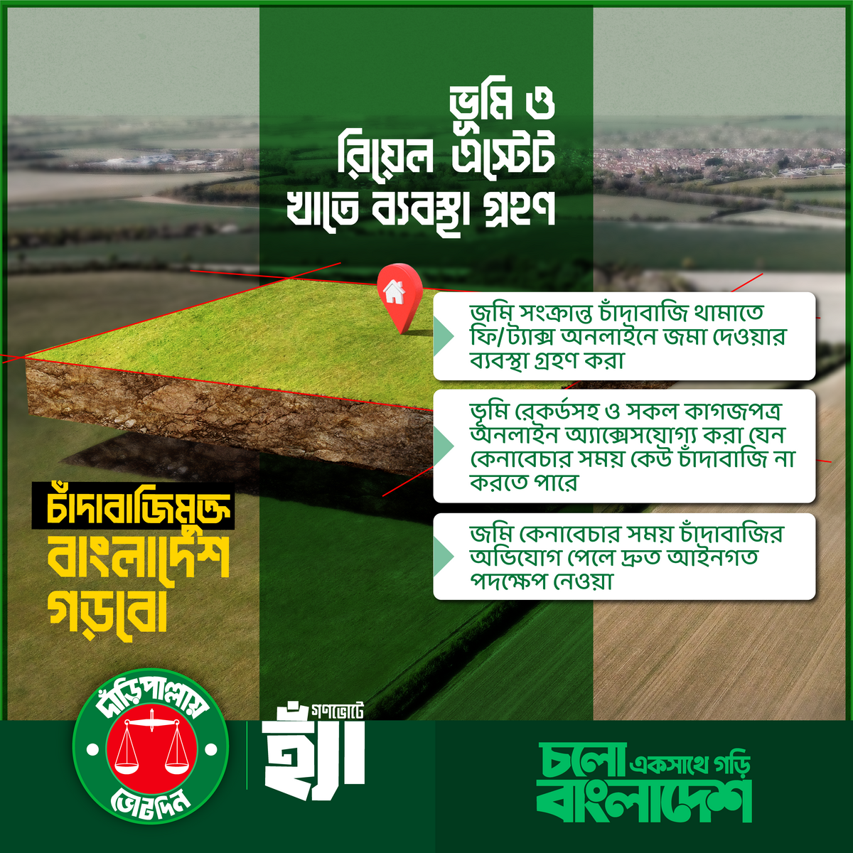 চাঁদাবাজিমুক্ত বাংলাদেশ গড়বো